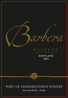 Barbera Reserve 2014