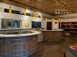 The tasting room at Port of Leonardtown Winery