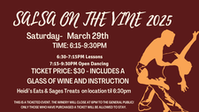 Salsa on the Vine - March