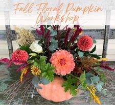 Fall Floral pumpkin workshop 2025