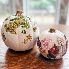 Faux Pumpkin decorating class 2025