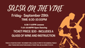 Salsa on the Vine Sept 29